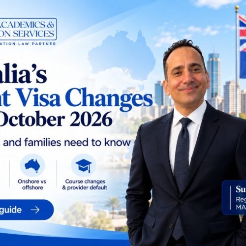 Australia’s Student Visa changes from 2 October 2026 — A2MS guidance reviewed by Sunil Choudhary, Registered Migration Agent, MARN 2418425